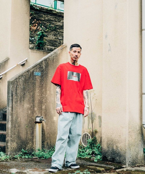 Subciety(サブサエティ)の「X-RATIO TEE(Tシャツ/カットソー・メンズ・レッド/ホワイト/ブラック/スミクロ・MEDIUM/LARGE/X-LARGE/XX-LARGE/SMALL)」の7枚目の写真