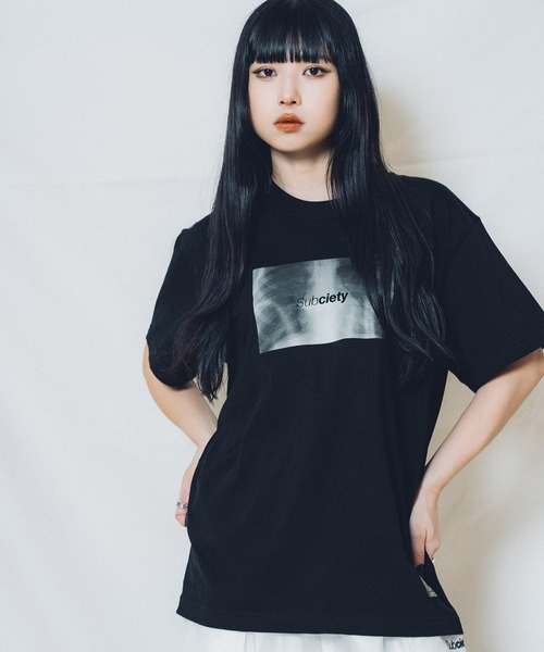 Subciety(サブサエティ)の「X-RATIO TEE(Tシャツ/カットソー・メンズ・レッド/ホワイト/ブラック/スミクロ・MEDIUM/LARGE/X-LARGE/XX-LARGE/SMALL)」の16枚目の写真