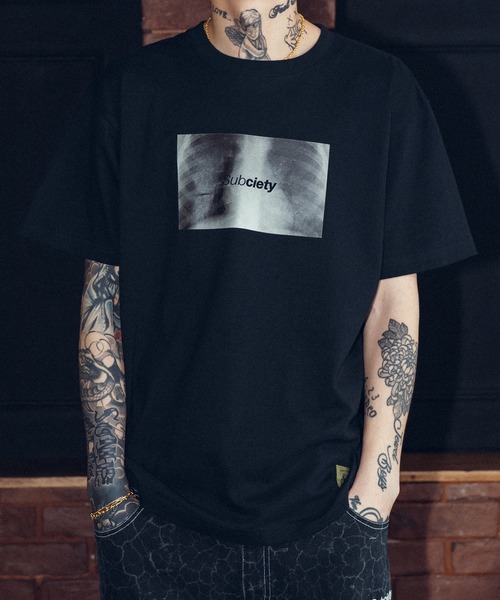 Subciety(サブサエティ)の「X-RATIO TEE(Tシャツ/カットソー・メンズ・レッド/ホワイト/ブラック/スミクロ・MEDIUM/LARGE/X-LARGE/XX-LARGE/SMALL)」の20枚目の写真