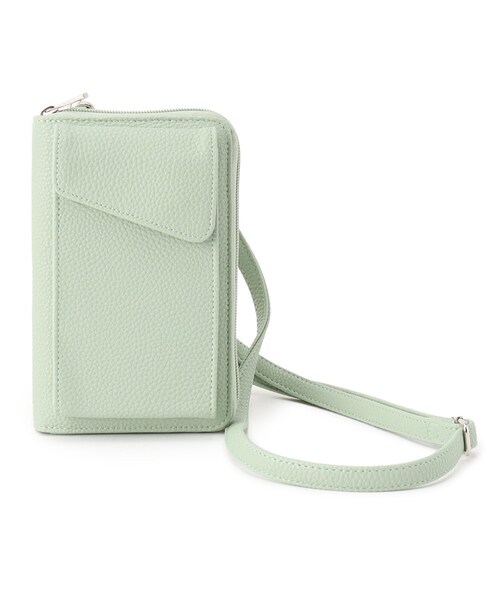 SHOO・LA・RUE（シューラルー）の「◆ポケット付きお財布ショルダーバッグ（ショルダーバッグ・レディース・オフホワイト/ガンメタ/ブラック/ダークグリーン・00）」の6枚目の写真