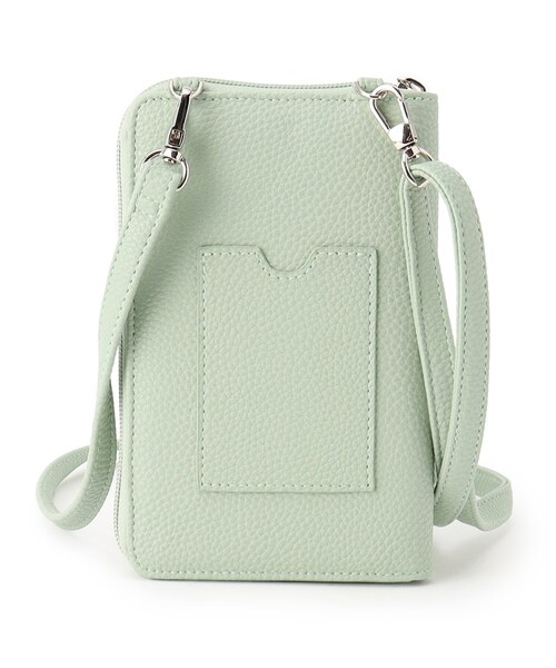 SHOO・LA・RUE（シューラルー）の「◆ポケット付きお財布ショルダーバッグ（ショルダーバッグ・レディース・オフホワイト/ガンメタ/ブラック/ダークグリーン・00）」の8枚目の写真