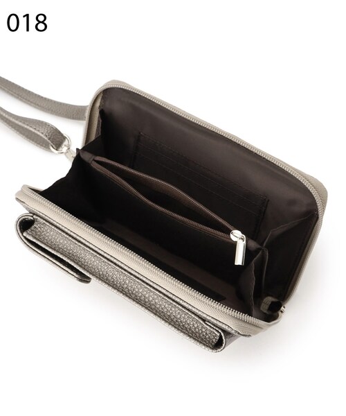 SHOO・LA・RUE（シューラルー）の「◆ポケット付きお財布ショルダーバッグ（ショルダーバッグ・レディース・オフホワイト/ガンメタ/ブラック/ダークグリーン・00）」の11枚目の写真