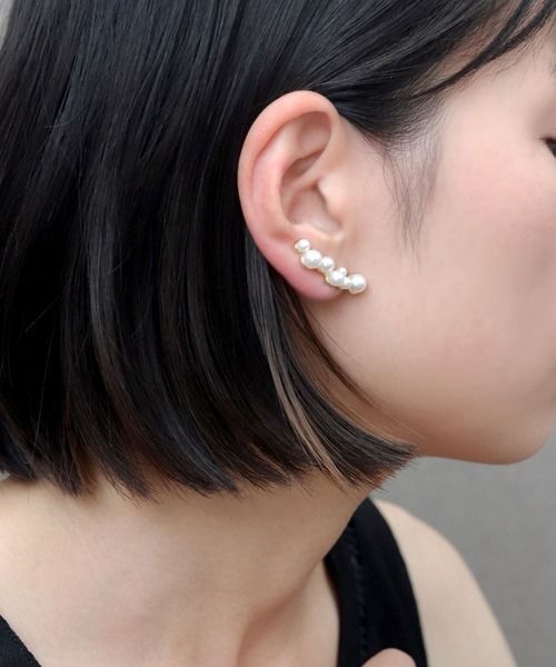 florist(フローリスト)の「7連パールイヤーカフ 片耳用(イヤーカフ・レディース・ゴールド/ゴールド系その他・FREE)」の8枚目の写真
