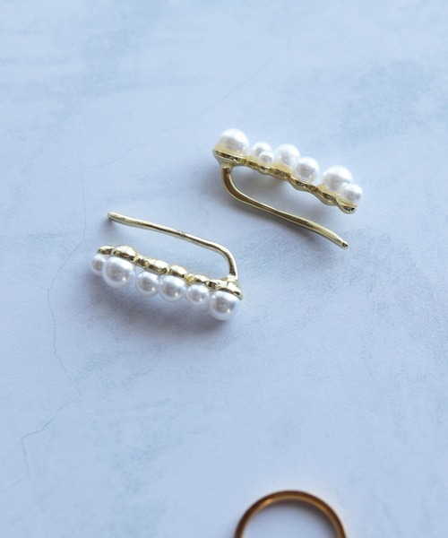 florist(フローリスト)の「7連パールイヤーカフ 片耳用(イヤーカフ・レディース・ゴールド/ゴールド系その他・FREE)」の12枚目の写真