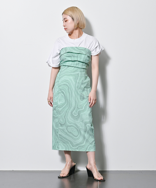 HOLZWEILER(ホルツワイラー)の「【HOLZWEILER/ホルツウェイラー】NINA PRINT CORSET:ブラウス(シャツ/ブラウス・レディース・グリーン・X-SMALL)」の8枚目の写真