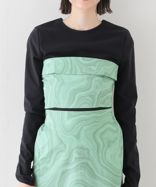 HOLZWEILER(ホルツワイラー)の「【HOLZWEILER/ホルツウェイラー】NINA PRINT CORSET:ブラウス(シャツ/ブラウス・レディース・グリーン・X-SMALL)」の10枚目の写真