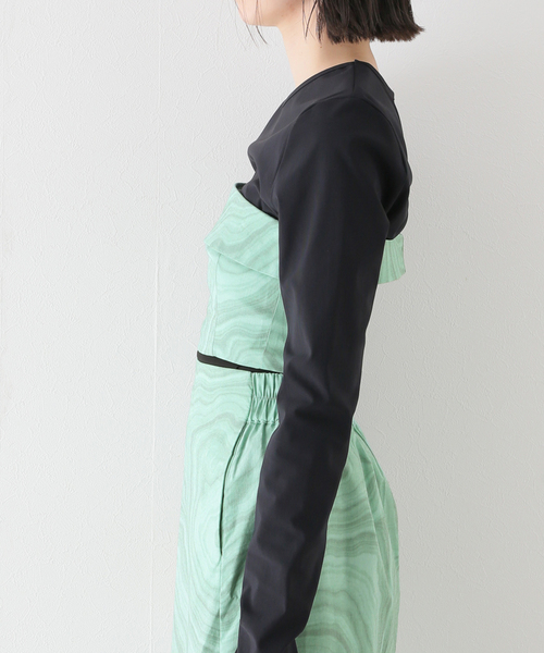 HOLZWEILER(ホルツワイラー)の「【HOLZWEILER/ホルツウェイラー】NINA PRINT CORSET:ブラウス(シャツ/ブラウス・レディース・グリーン・X-SMALL)」の16枚目の写真