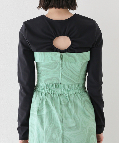 HOLZWEILER(ホルツワイラー)の「【HOLZWEILER/ホルツウェイラー】NINA PRINT CORSET:ブラウス(シャツ/ブラウス・レディース・グリーン・X-SMALL)」の12枚目の写真