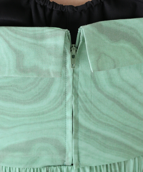 HOLZWEILER(ホルツワイラー)の「【HOLZWEILER/ホルツウェイラー】NINA PRINT CORSET:ブラウス(シャツ/ブラウス・レディース・グリーン・X-SMALL)」の5枚目の写真