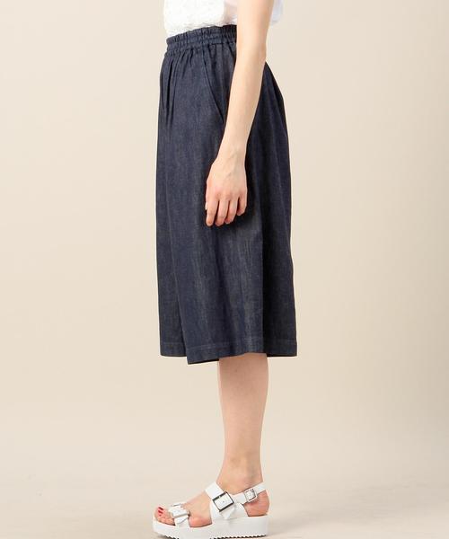 ユナイテッドアローズ ネイビー ガウチョパンツ S BEAUTY&YOUTH UNITED ARROWS(ビューティーアンドユース