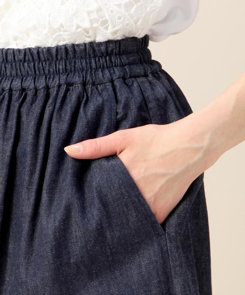 ユナイテッドアローズ　ネイビー ガウチョパンツ S BEAUTY&YOUTH UNITED ARROWS（ビューティーアンドユース