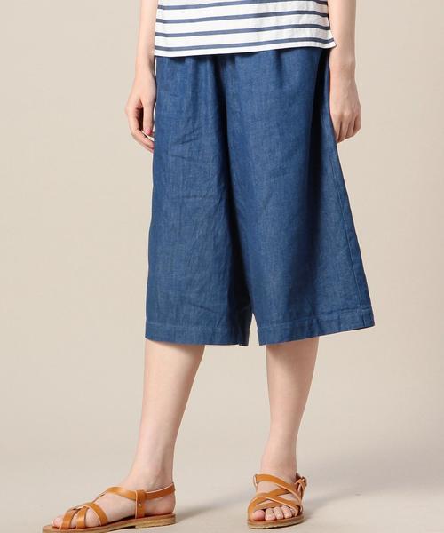 ユナイテッドアローズ　ネイビー ガウチョパンツ S BEAUTY&YOUTH UNITED ARROWS（ビューティーアンドユース