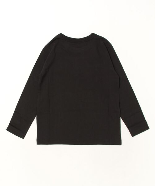 Champion（チャンピオン）の「Champion/チャンピオン　LONG SLEEVE T-SHIRT（Tシャツ/カットソー・キッズ・ネイビー/ブラック/オフホワイト/グレー/オートミール・160/120/130/140/150）」の6枚目の写真