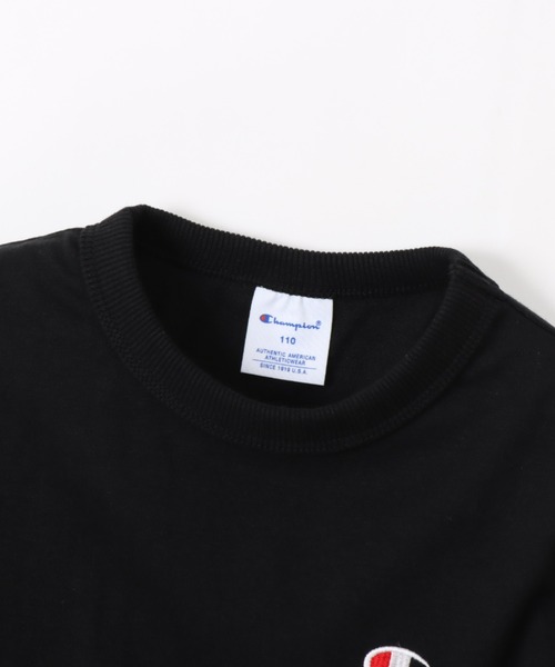 Champion（チャンピオン）の「Champion/チャンピオン　LONG SLEEVE T-SHIRT（Tシャツ/カットソー・キッズ・ネイビー/ブラック/オフホワイト/グレー/オートミール・160/120/130/140/150）」の19枚目の写真