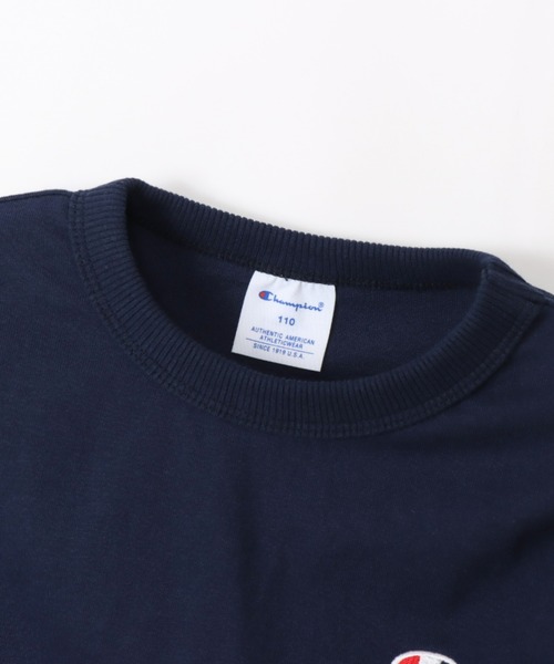Champion（チャンピオン）の「Champion/チャンピオン　LONG SLEEVE T-SHIRT（Tシャツ/カットソー・キッズ・ネイビー/ブラック/オフホワイト/グレー/オートミール・160/120/130/140/150）」の12枚目の写真