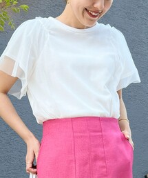 ◇【WEB限定】チュールＴシャツ