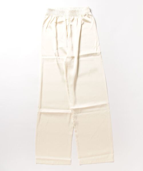 aimoha（アイモハ）の「リラクス　ワイドレッグ サテンパンツ（スウェットパンツ・レディース・ピンク/ホワイト/ブラック/グレー/グリーン/ブルー・LARGE/SMALL/MEDIUM/X-LARGE）」の8枚目の写真