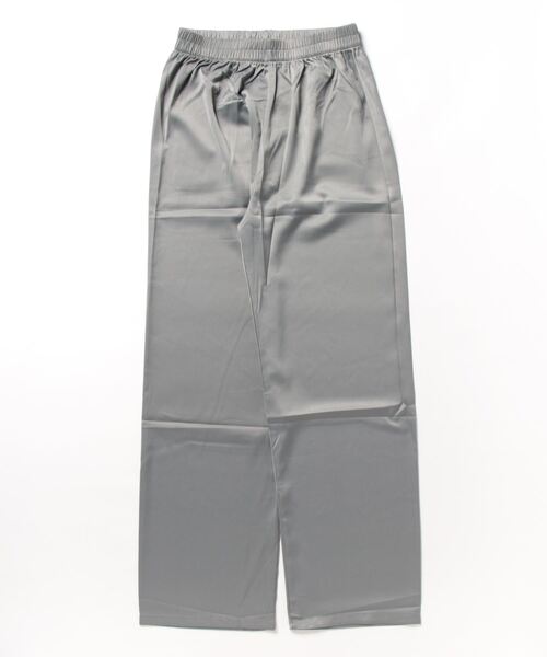 aimoha（アイモハ）の「リラクス　ワイドレッグ サテンパンツ（スウェットパンツ・レディース・ピンク/ホワイト/ブラック/グレー/グリーン/ブルー・LARGE/SMALL/MEDIUM/X-LARGE）」の10枚目の写真