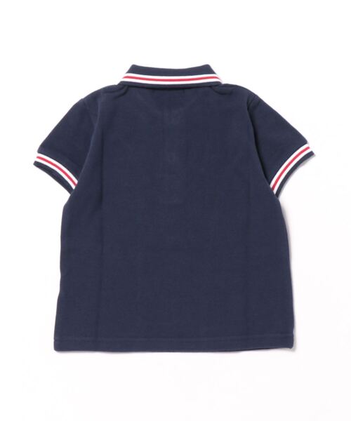 BeBe（ベベ）の「BeBe/【お揃い】ライン入りポロシャツ(90~150cm)（ポロシャツ・キッズ・ネイビー・150/100/140/120/130/110/90）」の5枚目の写真