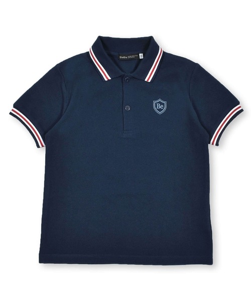 BeBe（ベベ）の「BeBe/【お揃い】ライン入りポロシャツ(90~150cm)（ポロシャツ・キッズ・ネイビー・150/100/140/120/130/110/90）」の9枚目の写真