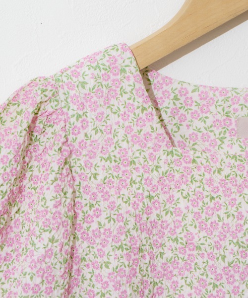 flower（フラワー）の「フレアブルームハーフブラウス（シャツ/ブラウス・レディース・ホワイト/ピンク・FREE）」の16枚目の写真