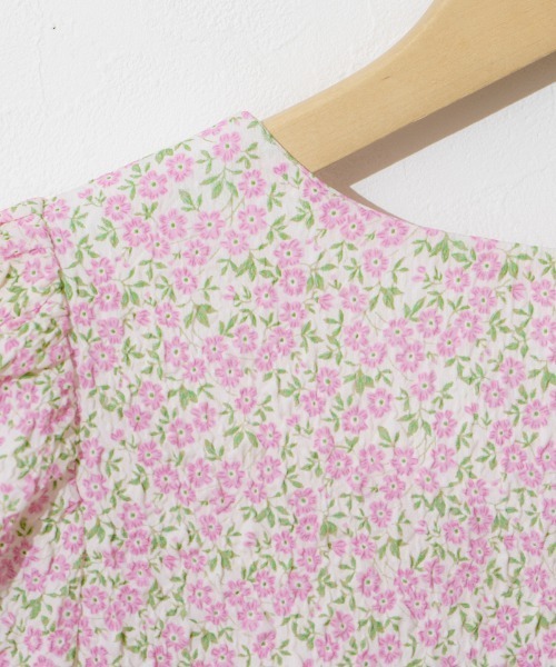 flower（フラワー）の「フレアブルームハーフブラウス（シャツ/ブラウス・レディース・ホワイト/ピンク・FREE）」の21枚目の写真