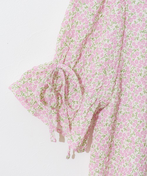 flower（フラワー）の「フレアブルームハーフブラウス（シャツ/ブラウス・レディース・ホワイト/ピンク・FREE）」の19枚目の写真