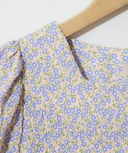 flower（フラワー）の「フレアブルームハーフブラウス（シャツ/ブラウス・レディース・ホワイト/ピンク・FREE）」の6枚目の写真