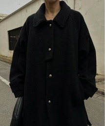 Ameri（アメリ）の「SOFT WOOL BAL COLLAR COAT（ステンカラー