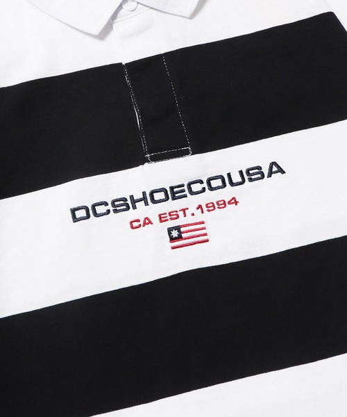 DC SHOES(ディーシーシューズ)の「DC SHOES/ディーシーシューズ BORDER POLO SS ポロシャツ ボーダー ラガーシャツ(ポロシャツ・メンズ・ブラック/ブルー/グリーン・M/XL/L)」の18枚目の写真