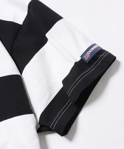 DC SHOES(ディーシーシューズ)の「DC SHOES/ディーシーシューズ BORDER POLO SS ポロシャツ ボーダー ラガーシャツ(ポロシャツ・メンズ・ブラック/ブルー/グリーン・M/XL/L)」の9枚目の写真