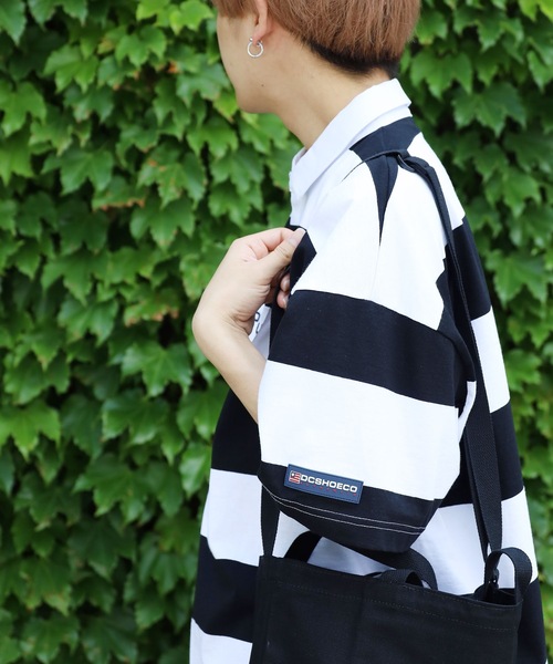 DC SHOES(ディーシーシューズ)の「DC SHOES/ディーシーシューズ BORDER POLO SS ポロシャツ ボーダー ラガーシャツ(ポロシャツ・メンズ・ブラック/ブルー/グリーン・M/XL/L)」の5枚目の写真