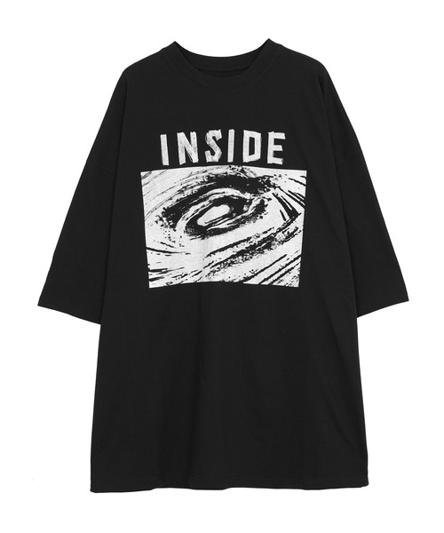 Figments（フィグメンツ）の「INSIDEビッグTシャツ（Tシャツ/カットソー・レディース・ブラック/ホワイト・FREE）」の15枚目の写真