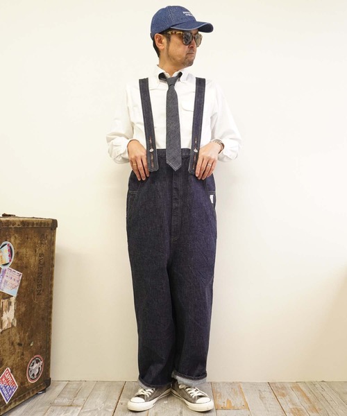 BROOKLYN OVERALL（ブルックリンオーバーオール）の「ボタンダウンシャツ（シャツ/ブラウス・メンズ・ブルー/ホワイト・SMALL/MEDIUM/LARGE）」の8枚目の写真