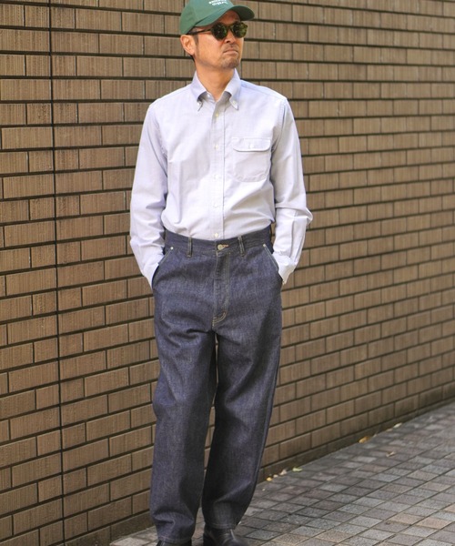 BROOKLYN OVERALL（ブルックリンオーバーオール）の「ボタンダウンシャツ（シャツ/ブラウス・メンズ・ブルー/ホワイト・SMALL/MEDIUM/LARGE）」の22枚目の写真