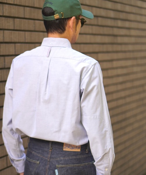 BROOKLYN OVERALL（ブルックリンオーバーオール）の「ボタンダウンシャツ（シャツ/ブラウス・メンズ・ブルー/ホワイト・SMALL/MEDIUM/LARGE）」の20枚目の写真