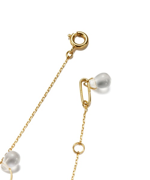 PAS TIERRA（パティエラ）の「PAS TIERRA(パティエラ)/【Lien】ツイングラスアンクレット（アンクレット・レディース・ゴールド・FREE）」の2枚目の写真