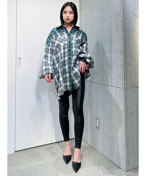 GYDA（ジェイダ）の「H/W BASICレギンス（レギンス/スパッツ・レディース・ブラック・SMALL）」の7枚目の写真