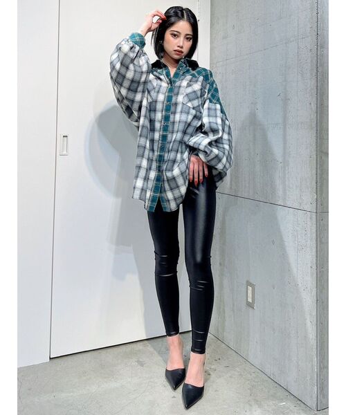 GYDA（ジェイダ）の「H/W BASICレギンス（レギンス/スパッツ・レディース・ブラック・SMALL）」の9枚目の写真