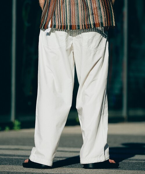 JOURNAL STANDARD（ジャーナルスタンダード）の「綿麻ベイカーバルーンイージーパンツ（カーゴパンツ・メンズ・ホワイト/ブラック/カーキ/ブラック系その他・SMALL/MEDIUM/LARGE）」の8枚目の写真