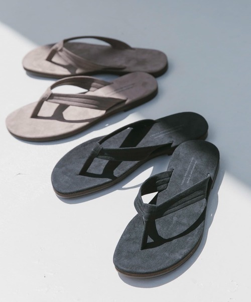 URBAN RESEARCH DOORS(アーバンリサーチドアーズ)の「Made in Japan トングサンダル(サンダル・メンズ・グレー系その他/ブラック・LARGE/MEDIUM)」の5枚目の写真