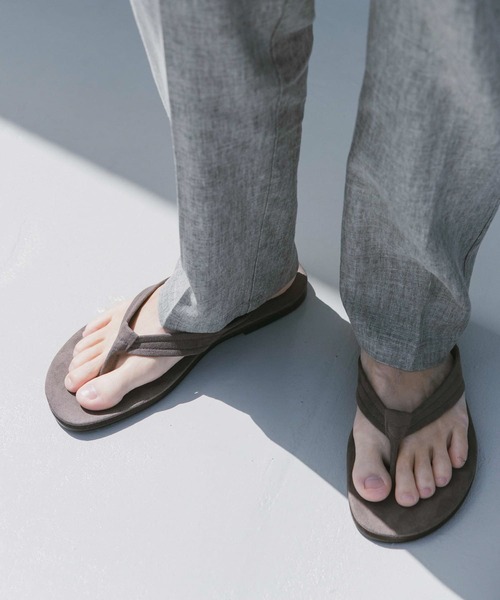 URBAN RESEARCH DOORS(アーバンリサーチドアーズ)の「Made in Japan トングサンダル(サンダル・メンズ・グレー系その他/ブラック・LARGE/MEDIUM)」の8枚目の写真