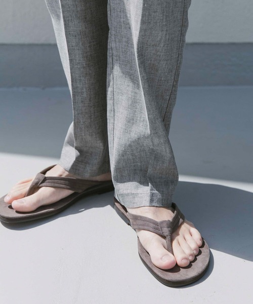 URBAN RESEARCH DOORS(アーバンリサーチドアーズ)の「Made in Japan トングサンダル(サンダル・メンズ・グレー系その他/ブラック・LARGE/MEDIUM)」の9枚目の写真