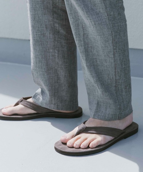 URBAN RESEARCH DOORS(アーバンリサーチドアーズ)の「Made in Japan トングサンダル(サンダル・メンズ・グレー系その他/ブラック・LARGE/MEDIUM)」の11枚目の写真