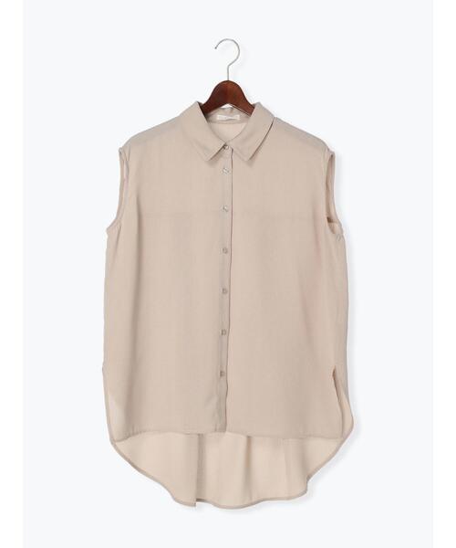 Te chichi（テチチ）の「ジャカード楊柳ノースリチュニックシャツ（シャツ/ブラウス・レディース・ベージュ/イエロー/オフホワイト・F）」の16枚目の写真