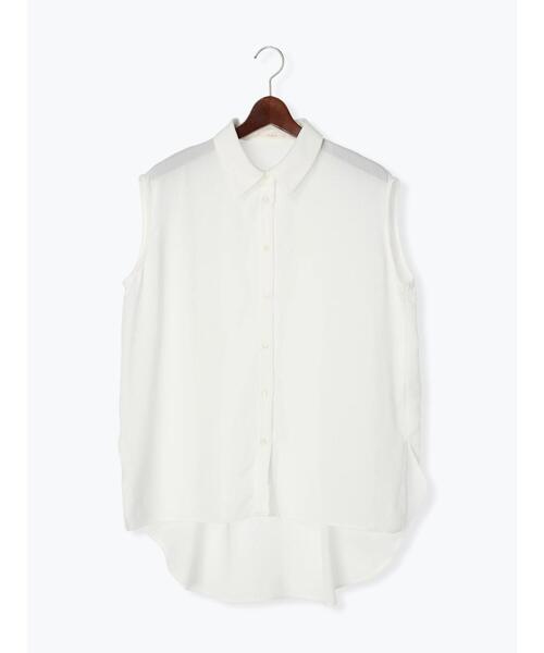 Te chichi（テチチ）の「ジャカード楊柳ノースリチュニックシャツ（シャツ/ブラウス・レディース・ベージュ/イエロー/オフホワイト・F）」の17枚目の写真