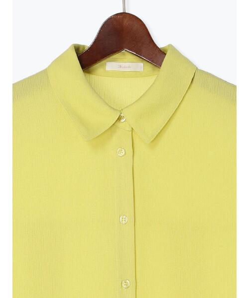 Te chichi（テチチ）の「ジャカード楊柳ノースリチュニックシャツ（シャツ/ブラウス・レディース・ベージュ/イエロー/オフホワイト・F）」の20枚目の写真