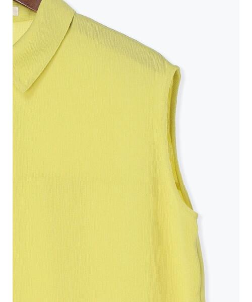 Te chichi（テチチ）の「ジャカード楊柳ノースリチュニックシャツ（シャツ/ブラウス・レディース・ベージュ/イエロー/オフホワイト・F）」の21枚目の写真