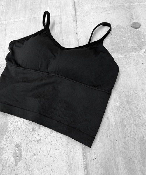 LVEU.(ラブユ.)の「Back lace-up design bra top / バックレースアップデザインブラトップ(キャミソール・レディース・ブラック・FREE)」の11枚目の写真