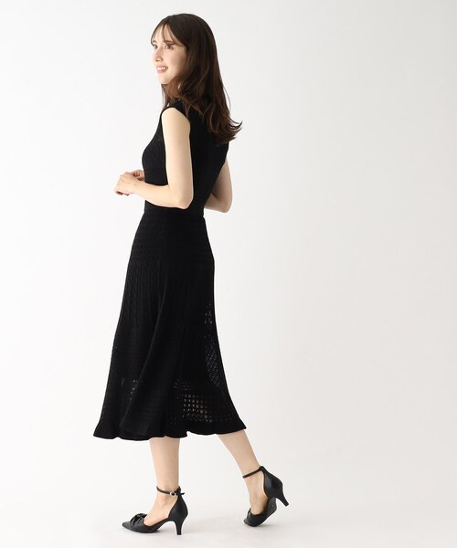 index（インデックス）の「◆【低反発クッション/6.5cmヒール】ツイストデザインストラップパンプス（パンプス・レディース・ブラック/ライトグリーン/オフホワイト・02/03）」の10枚目の写真